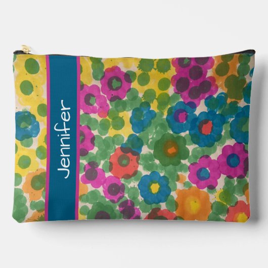 オーダーメイドジッパーポーチ アクセサリーポーチ (正面)