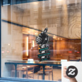 オーダーメイドスモーク&ベープショップ中小企業 ウィンドウサイン (カフェ窓)