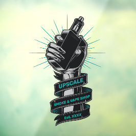 オーダーメイドスモーク＆ベープショップ中小企業 ウィンドウサイン