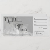 オーダーメイドタトゥー ギフト券 招待状 (正面/裏面)