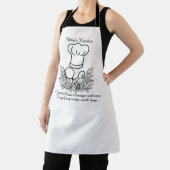 オーダーメイドチーフおばあちゃん花柄母の日 エプロン (インサイチュ)
