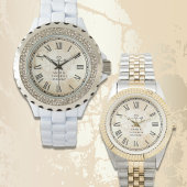 オーダーメイドツートン カップルハートライン 腕時計