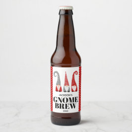 オーダーメイドノームブリュー クリスマススウェーデンのノーム ビールラベル
