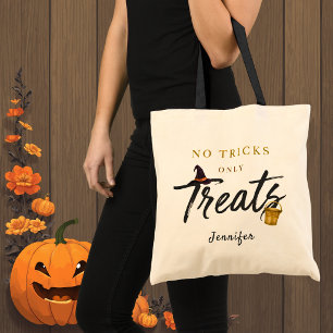 オーダーメイドハロウィン「トリックなしのテリーツのみ」 トートバッグ