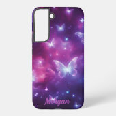 オーダーメイドバタフライ幻想アート SAMSUNG GALAXYケース (裏面)