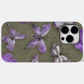 オーダーメイドバタフライ ネーム入り Case-Mate iPhoneケース (裏面 (横))