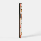 オーダーメイドバタフライ・ハート・フラワーデザイン iPhone 15ケース (右側面)