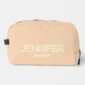 オーダーメイドバッグ - 卒業、誕生日、クリスマスギフト ドップキット (正面)