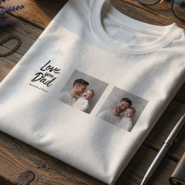 オーダーメイドパパの写真入りTシャツ｜カスタム父の日ギフト Tシャツ