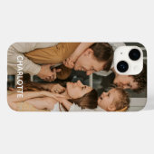 オーダーメイドフォト＆ネームiPhoneケース - Mate Case-Mate iPhoneケース (裏面 (横))