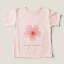 オーダーメイドフラワーベビー・トドラーTシャツ –