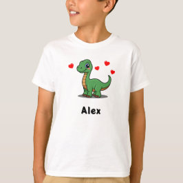 オーダーメイドブラキオサウルス恐竜キッズTシャツ Tシャツ
