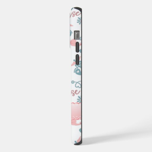 オーダーメイドベビーナース携帯ケース iPhoneケース (左側面)
