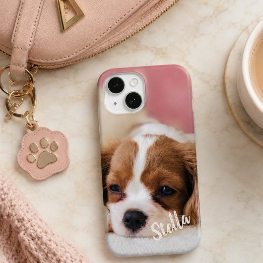 オーダーメイドペットの写真と名前入りカスタマイズ Case-Mate iPhoneケース