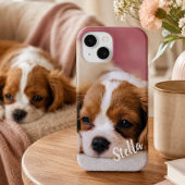 オーダーメイドペットの写真と名前入りカスタマイズ Case-Mate iPhoneケース