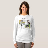 オーダーメイドペットの写真コラージュ ドッグママ Tシャツ (正面フル)