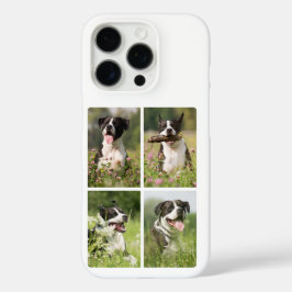オーダーメイドペットの犬フォトコラージュ iPhone 16 PROケース