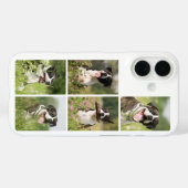オーダーメイドペットの犬フォトコラージュ Case-Mate iPhoneケース (裏面 (横))