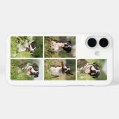 オーダーメイドペットの犬フォトコラージュ Case-Mate iPhoneケース (裏面 (横))