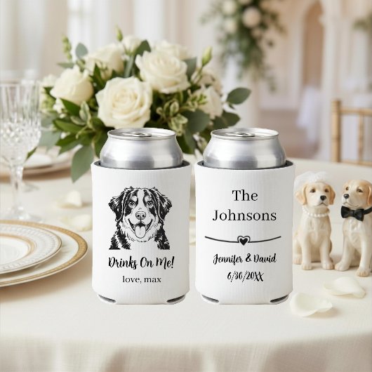 オーダーメイドペットの結婚式 缶クーラー