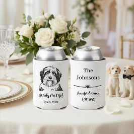 オーダーメイドペットの結婚式 缶クーラー