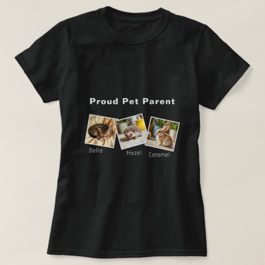オーダーメイドペットの親Tシャツ Tシャツ (デザイン正面)