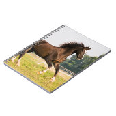 オーダーメイドペットの馬の写真カスタム絵画 ノートブック (左側)