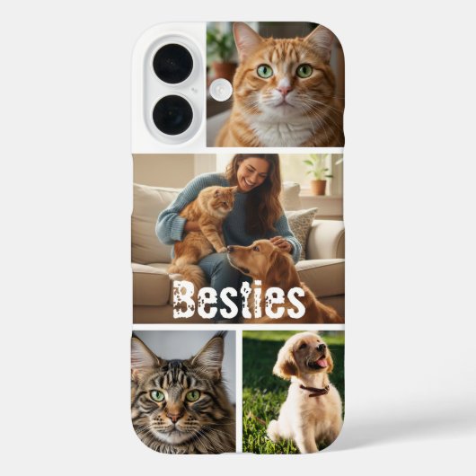 オーダーメイドペットフォトコラージュiPhoneケース Case-Mate iPhoneケース (裏面)
