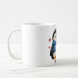 オーダーメイドペンギンペアマグカップ コーヒーマグカップ