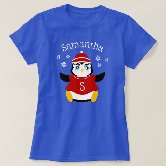 オーダーメイドペンギンTシャツ Tシャツ (デザイン正面)