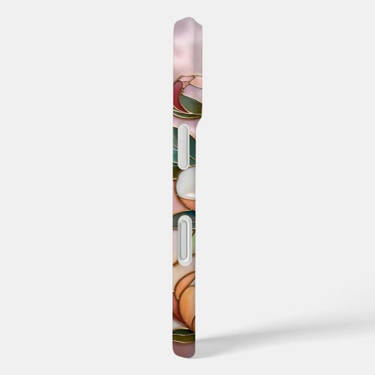オーダーメイドボタン floral Phone Case 優雅 Case-Mate iPhoneケース (裏面 / 右)