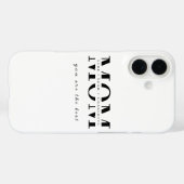 オーダーメイドママの名前入りスマホケース Case-Mate iPhoneケース (裏面 (横))