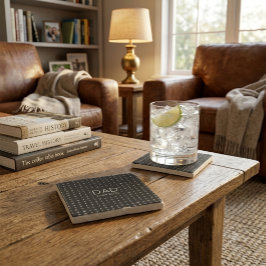 オーダーメイドルーンシンボル石コースター お父さんへ ストーンコースター