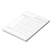オーダーメイド並みページ紙筆記シート取り ノートパッド (回転)