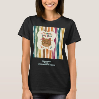 オーダーメイド中学校キャットTシャツ Tシャツ