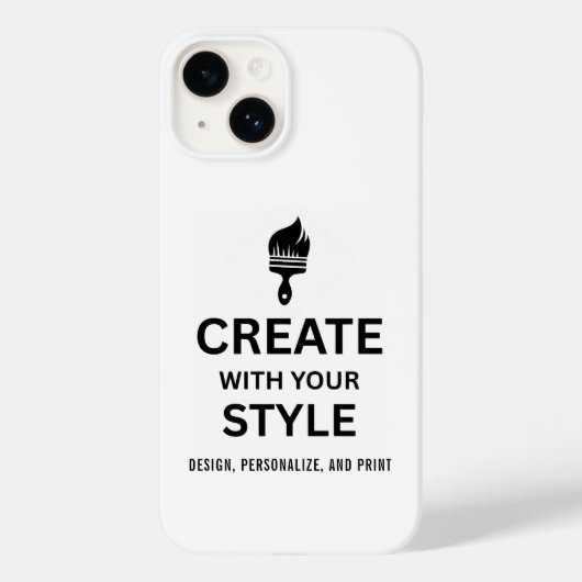 オーダーメイド企業ロゴ カスタムiPhoneケース Case-Mate iPhoneケース (裏面)