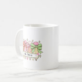 オーダーメイド先生デザイン  コーヒーマグカップ (正面左)