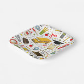オーダーメイド卒業パーティー紙皿 ペーパープレート (傾斜あり)