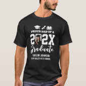 オーダーメイド卒業写真マッチング家族パパ Tシャツ (正面)