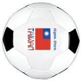 オーダーメイド台湾旗 サッカーボール (回転)