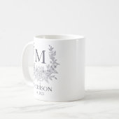 オーダーメイド名入れシンプルマグカップ コーヒーマグカップ (正面左)