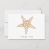 オーダーメイド名前のイイダコ 白と金 サンキューカード (正面)