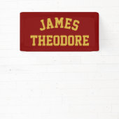 オーダーメイド名前ウォールアート 個性的なベビーボーイの寝室 横断幕 (インサイチュ)