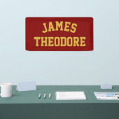 オーダーメイド名前ウォールアート 個性的なベビーボーイの寝室 横断幕 (トレードショー)