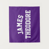 オーダーメイド名前バナー　パーソナライズされたベビー壁アート タペストリー (正面)