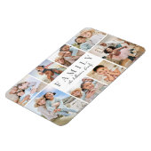 オーダーメイド名前入り家族フォトコラージュ マグネット (左側)