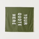 オーダーメイド名言バナー あなただけの名言ウォール タペストリー (正面(横))