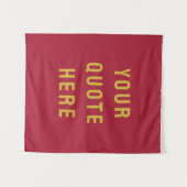 オーダーメイド名言バナー あなただけの名言ウォール タペストリー (正面(横))