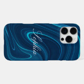 オーダーメイド大理石iPhone 16 Pro Maxケース iPhoneケース (裏面横)