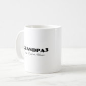 オーダーメイド子供の名前入りおじいちゃん父の日 コーヒーマグカップ (正面左)